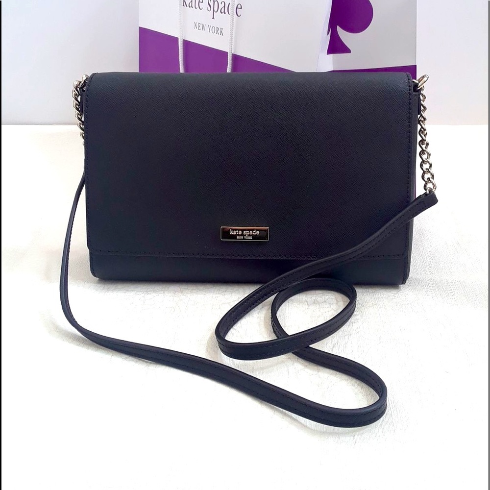 New Kate Spade New York Crossbody Handbag Black Work Casual